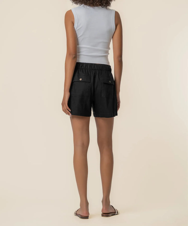 KUT from the Kloth Shorts Katana Linen Drawstring Short