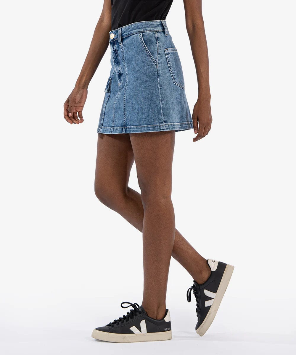 KUT from the Kloth Skirt Zoe Denim Skirt