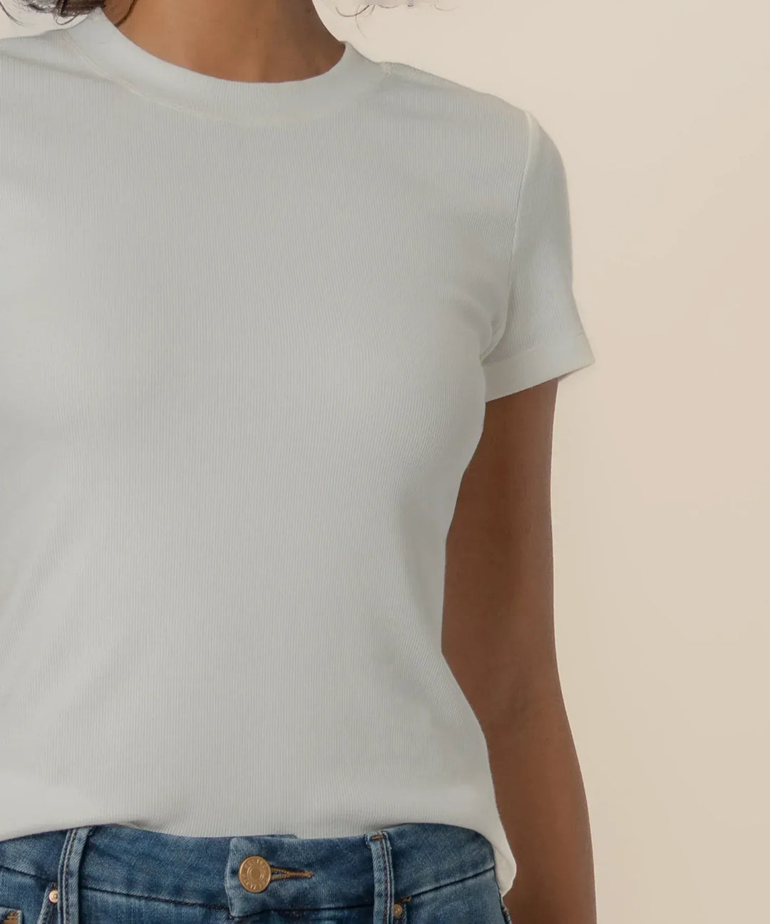 KUT from the Kloth Tee Langley Rib Top