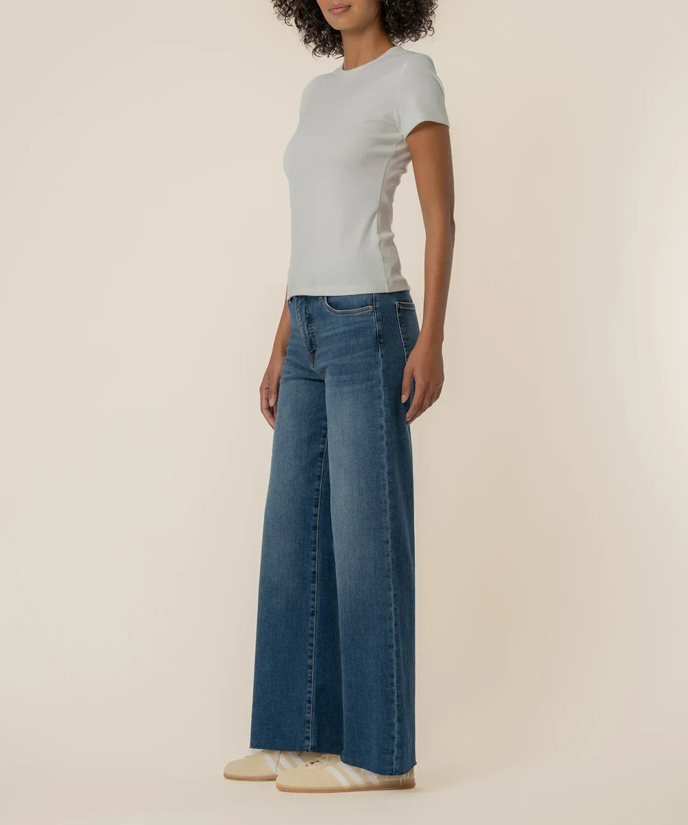 KUT from the Kloth Tee Langley Rib Top