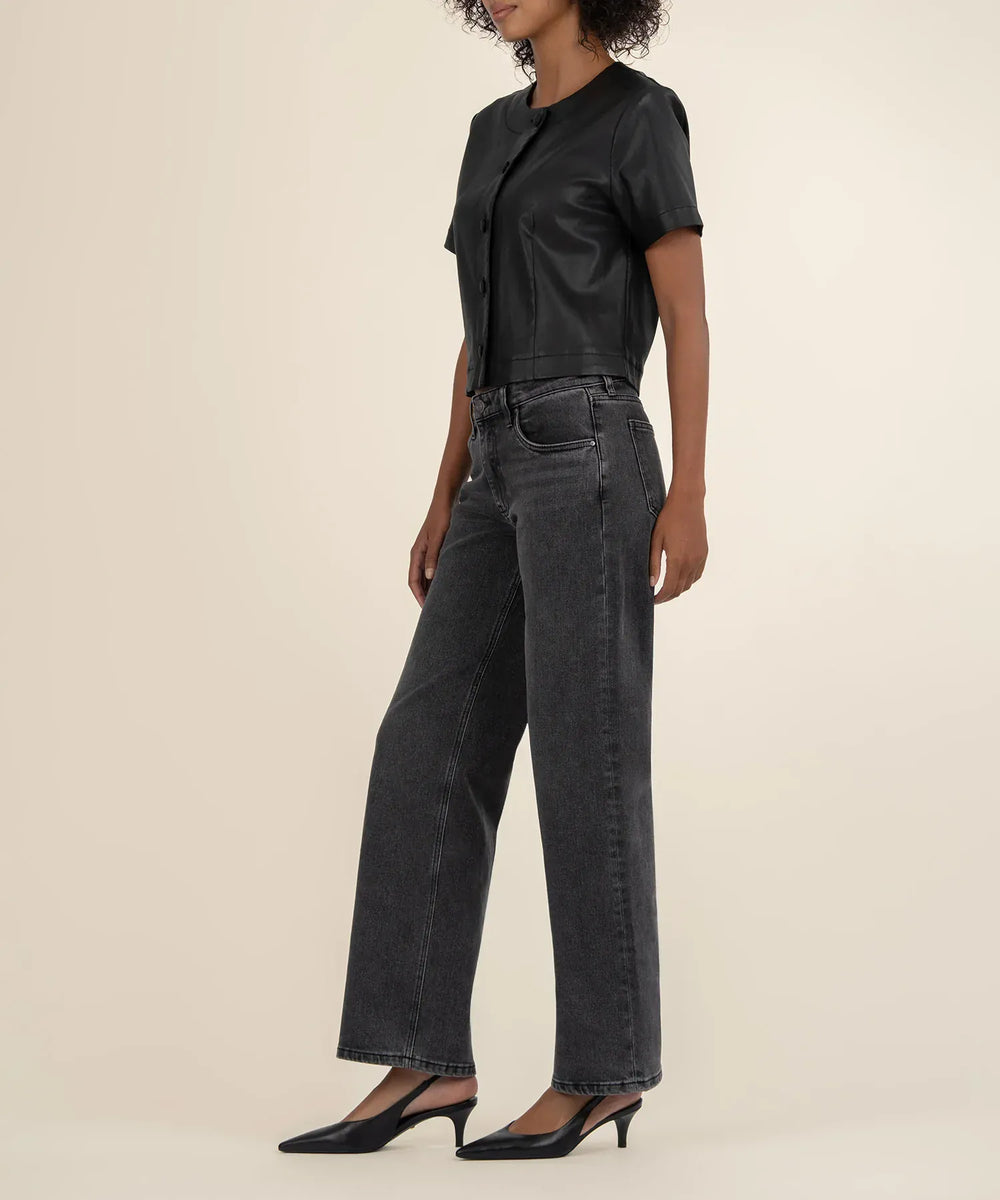 KUT from the Kloth Top Esmeray Coated Shirt