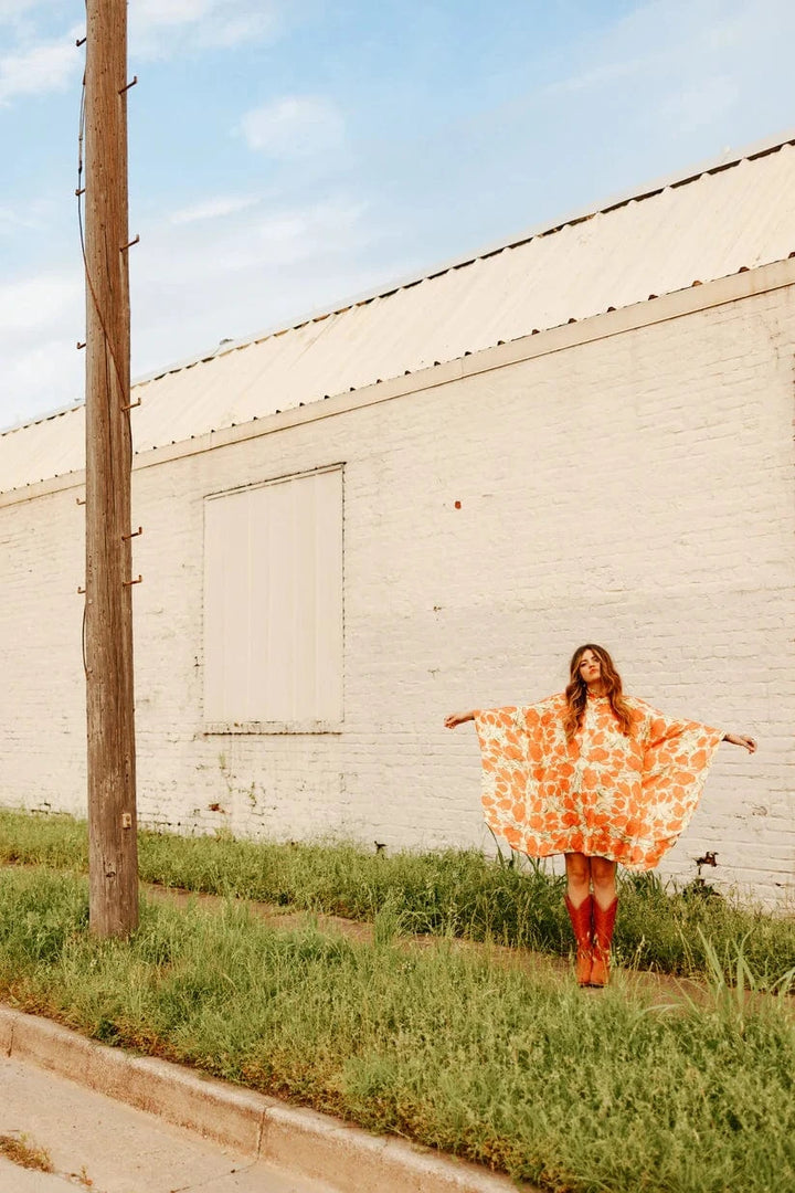 Lady The Brand Dress Lellow Kaftan