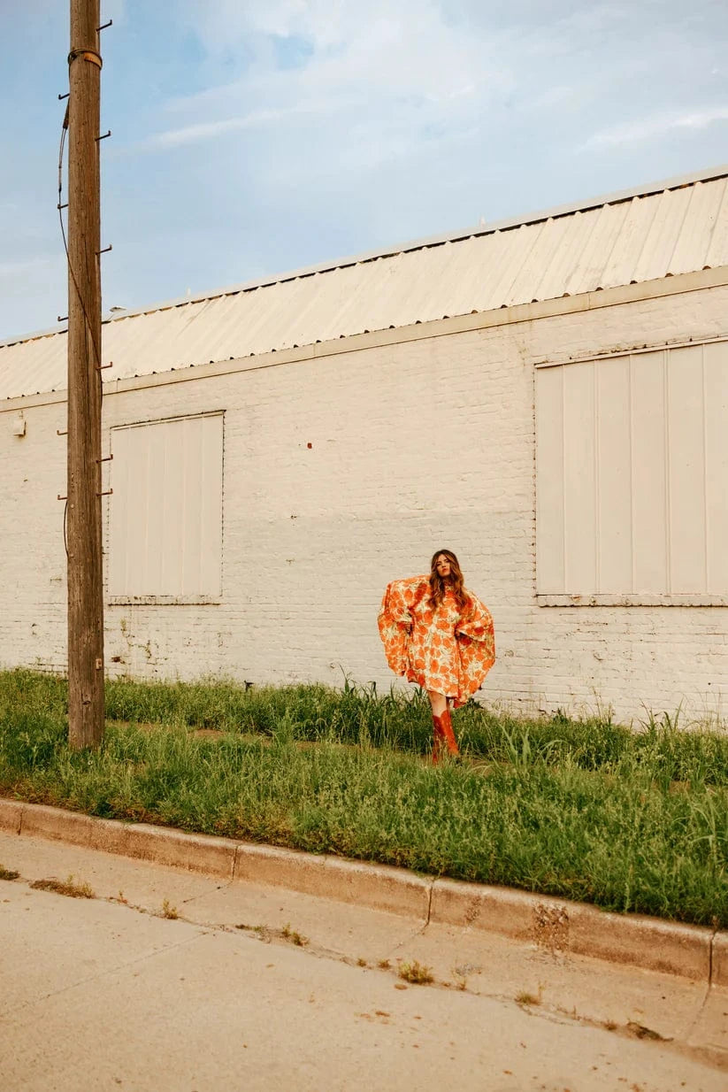 Lady The Brand Dress Lellow Kaftan