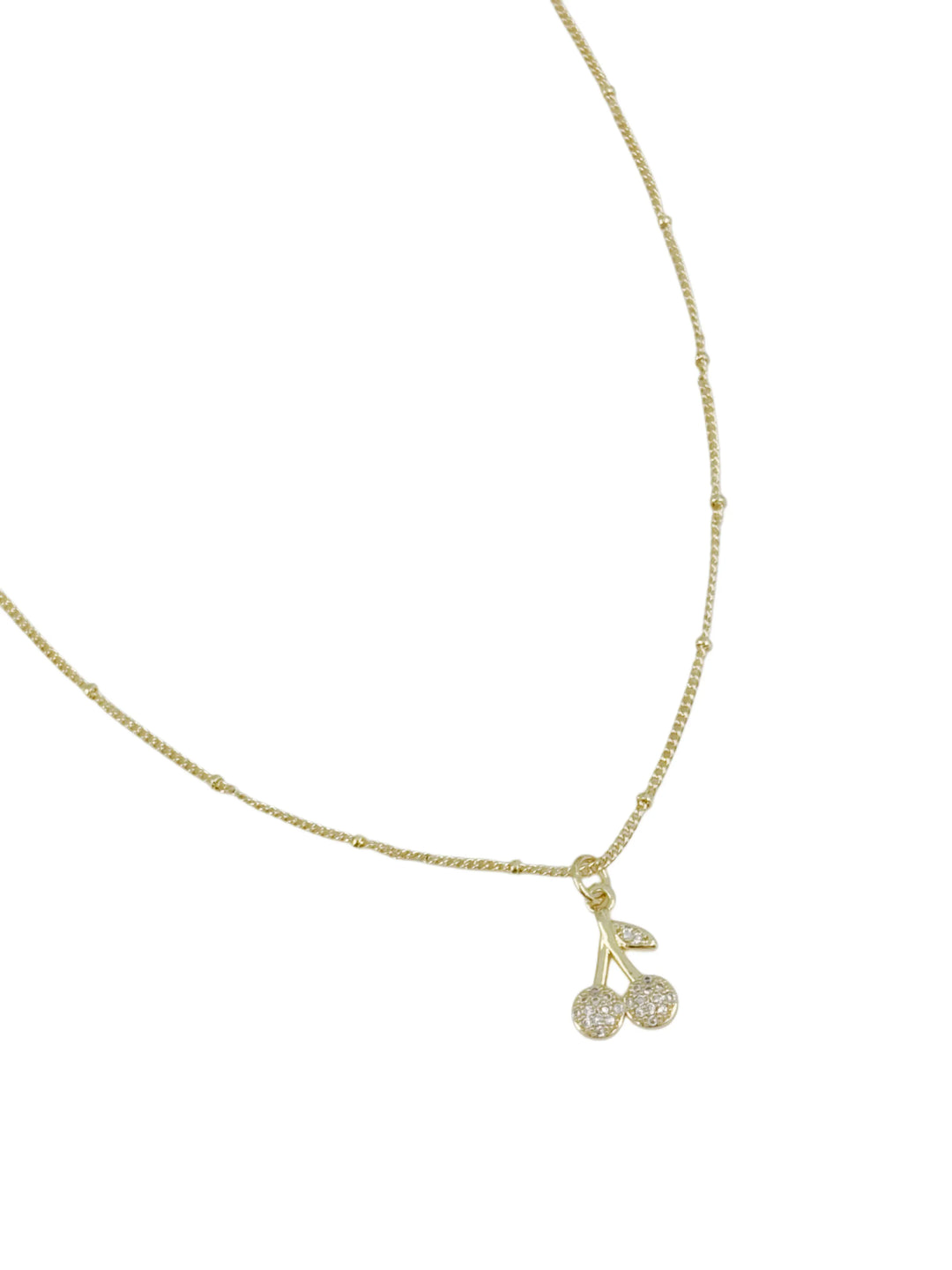 Lauren Kenzie Necklace Diamond Cherry Necklace