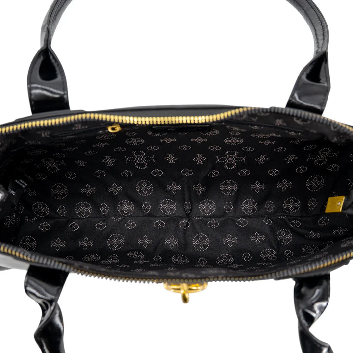 Like Dreams Purse Black Pecan Lock East West Shoulder Bag