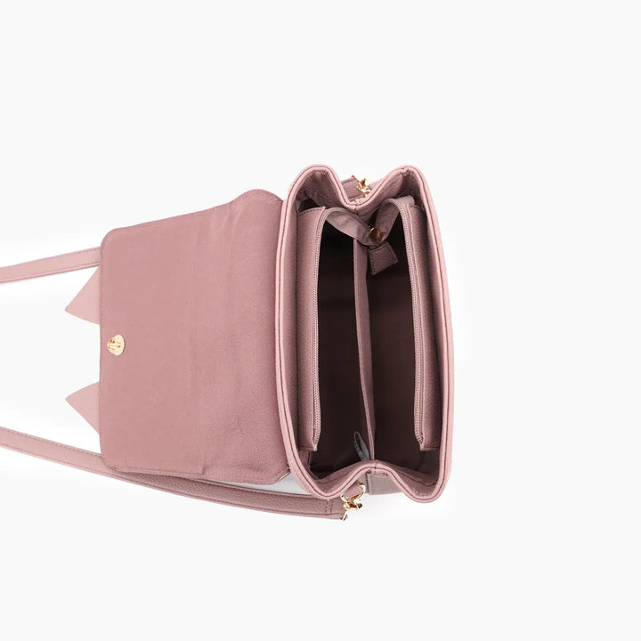 Like Dreams Purse Blush Zoey Double Bow Crossbody Bag