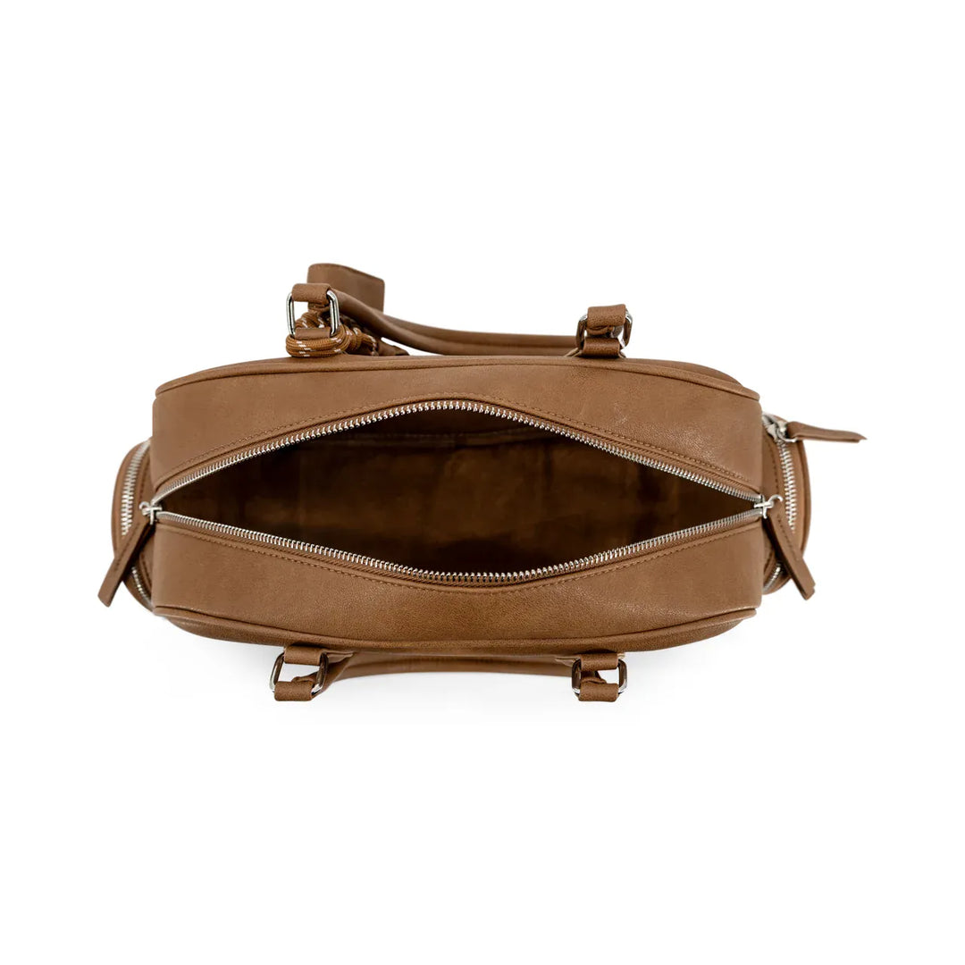 Like Dreams Purse Brown The Check In Utility Tote Bag