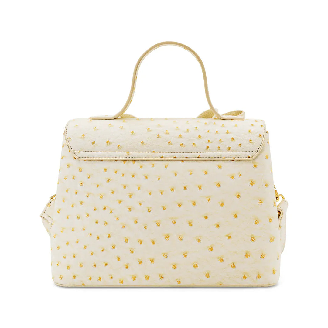 Like Dreams Purse Ivory Lisette Bow Crossbody Bag
