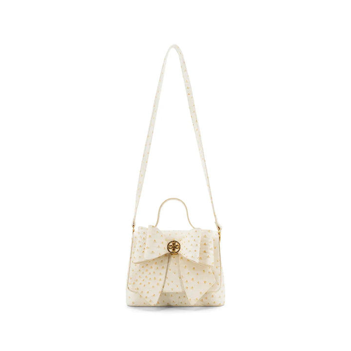 Like Dreams Purse Ivory Lisette Bow Crossbody Bag