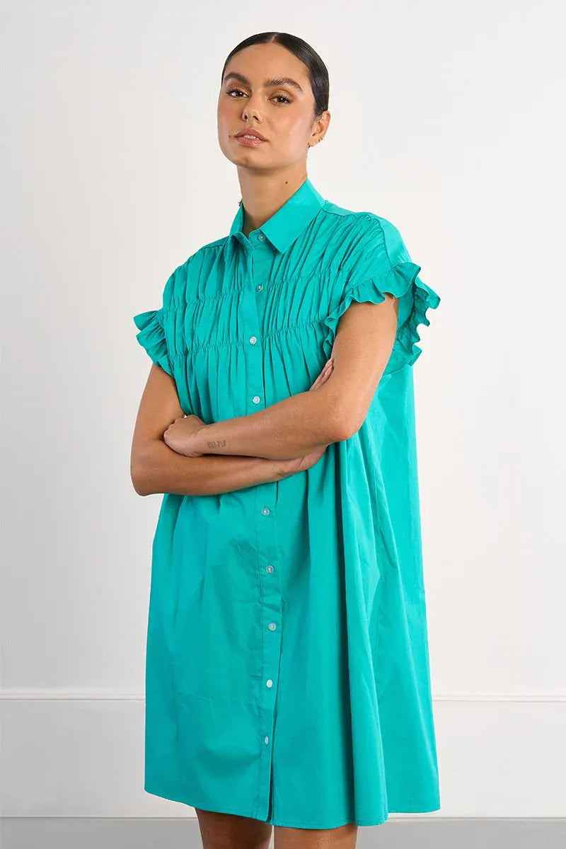 Lili Sidonio Dress Mint / XS Nikki Shirt Dress