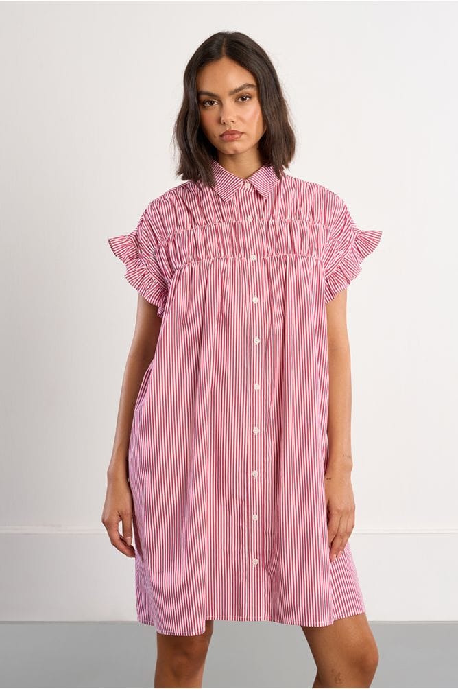 Lili Sidonio Dress Red Stripe / XS Nikki Shirt Dress
