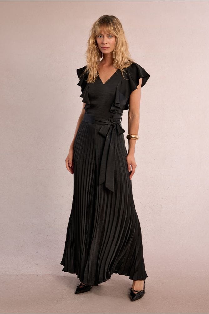 Lili Sidonio Maxi Dress Maggie Pleated Maxi Dress