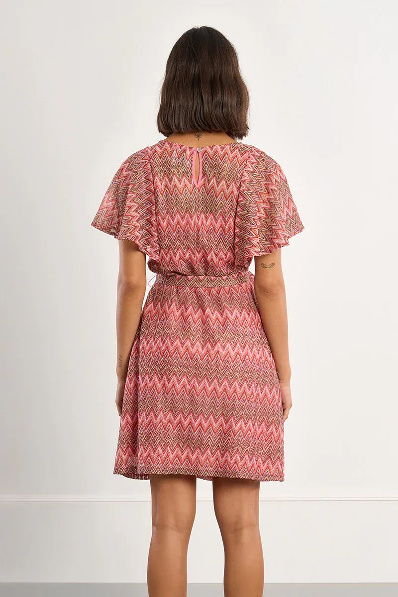 Lili Sidonio Mini Dress Aubrey Belted Mini Dress