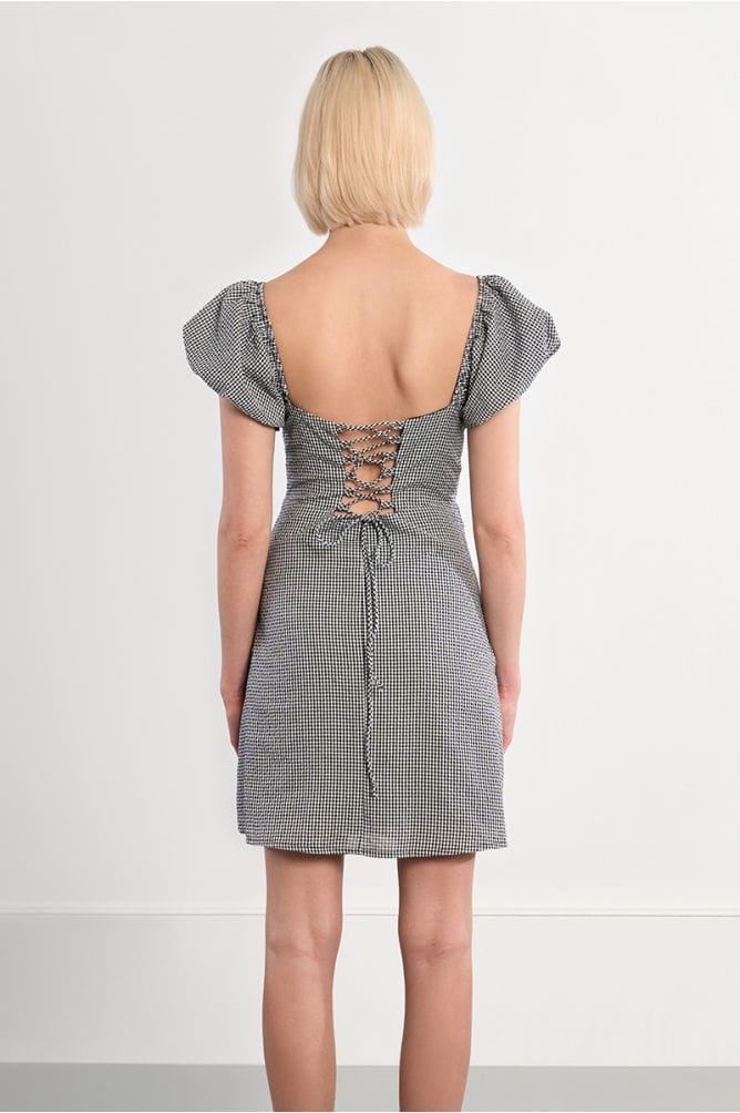 Lili Sidonio Mini Dress Sylvia GIngham Mini Dress