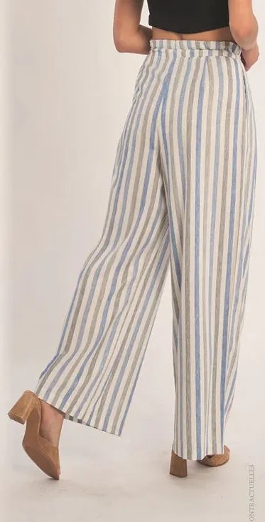 Lili Sidonio Pants Rory WIde Striped Pants
