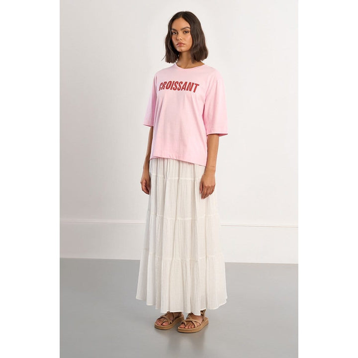 Lili Sidonio Tee Croissant Oversized Tee