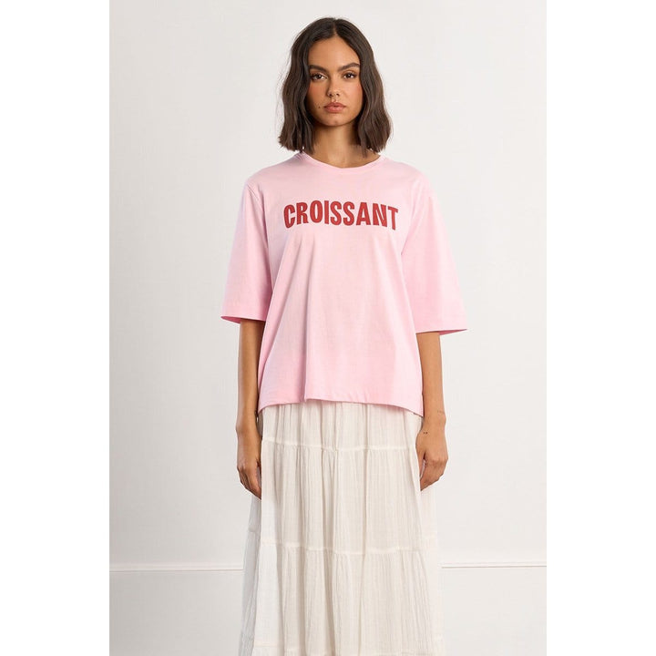 Lili Sidonio Tee Croissant Oversized Tee