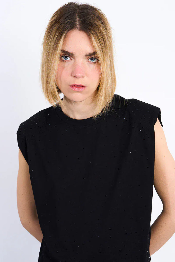 Lili Sidonio Top Black / XS Emery Sparkle Top