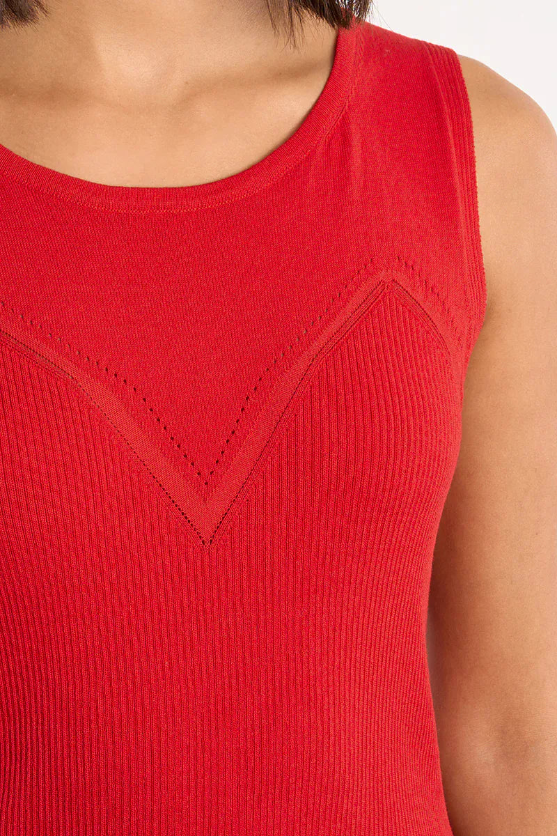 Lili Sidonio Top Maisie Mesh Tank Top