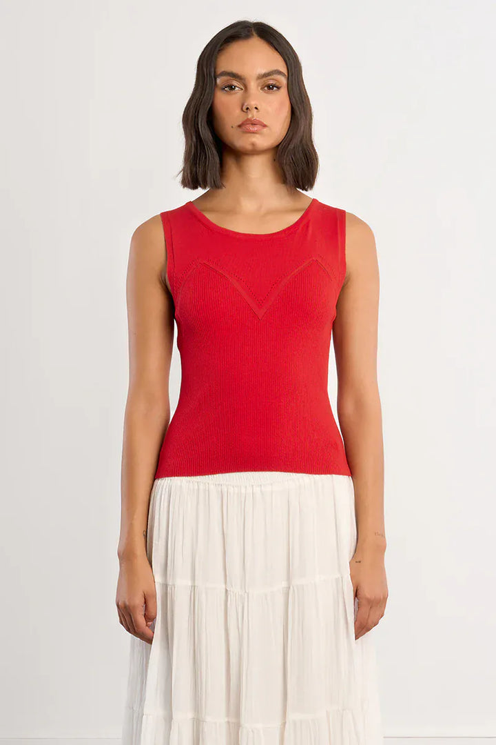 Lili Sidonio Top Maisie Mesh Tank Top