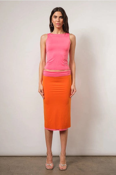 Loucia Skirt Aruba Slinky Reversible Maxi Skirt