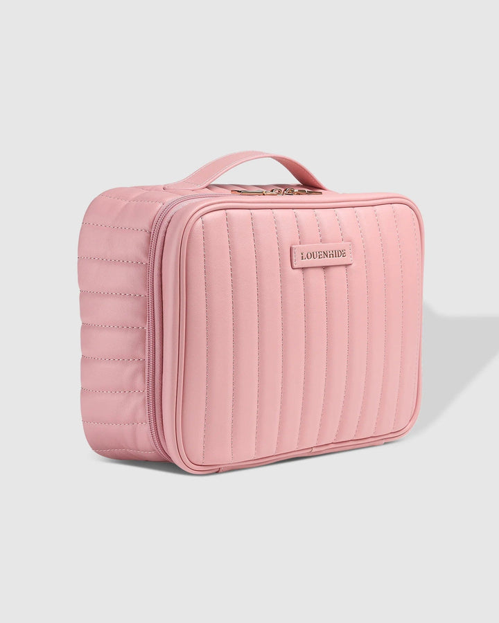 Louenhide Beauty Care Pale Pink Maggie Hanging Toiletry Case