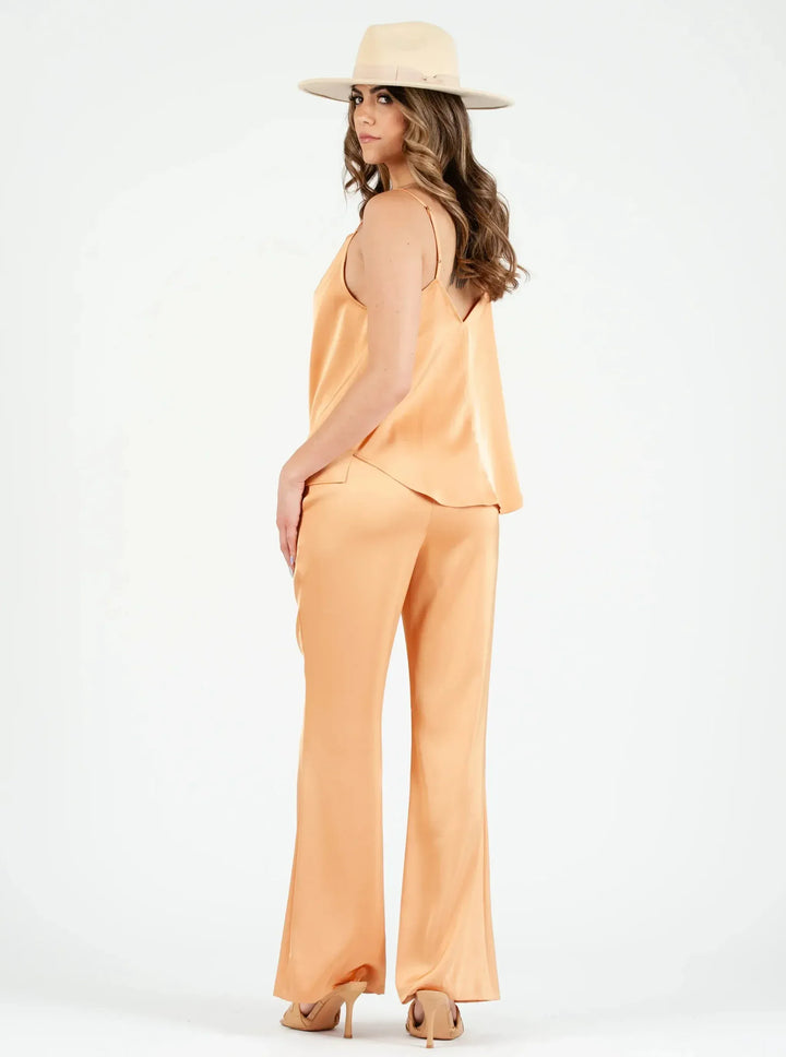 Lucca Couture Andrea Pants in a relaxed fit, featuring a classic design with a comfortable waistband and stylish tapered legs.