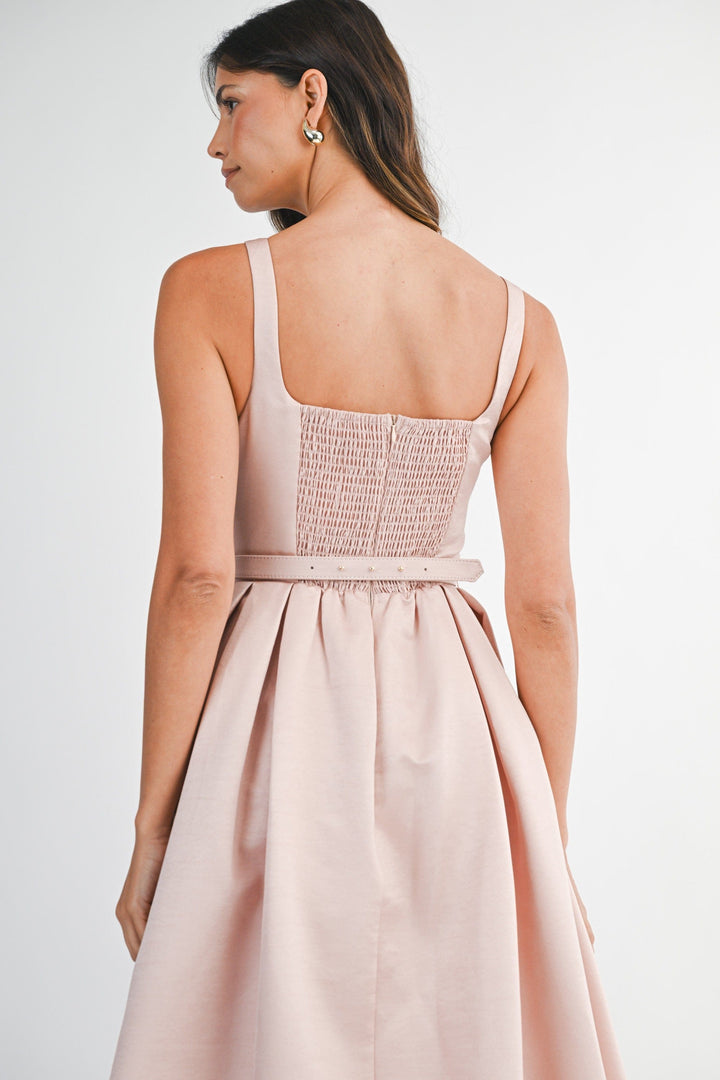 Mable Dress Jenna Belted Midi Dress