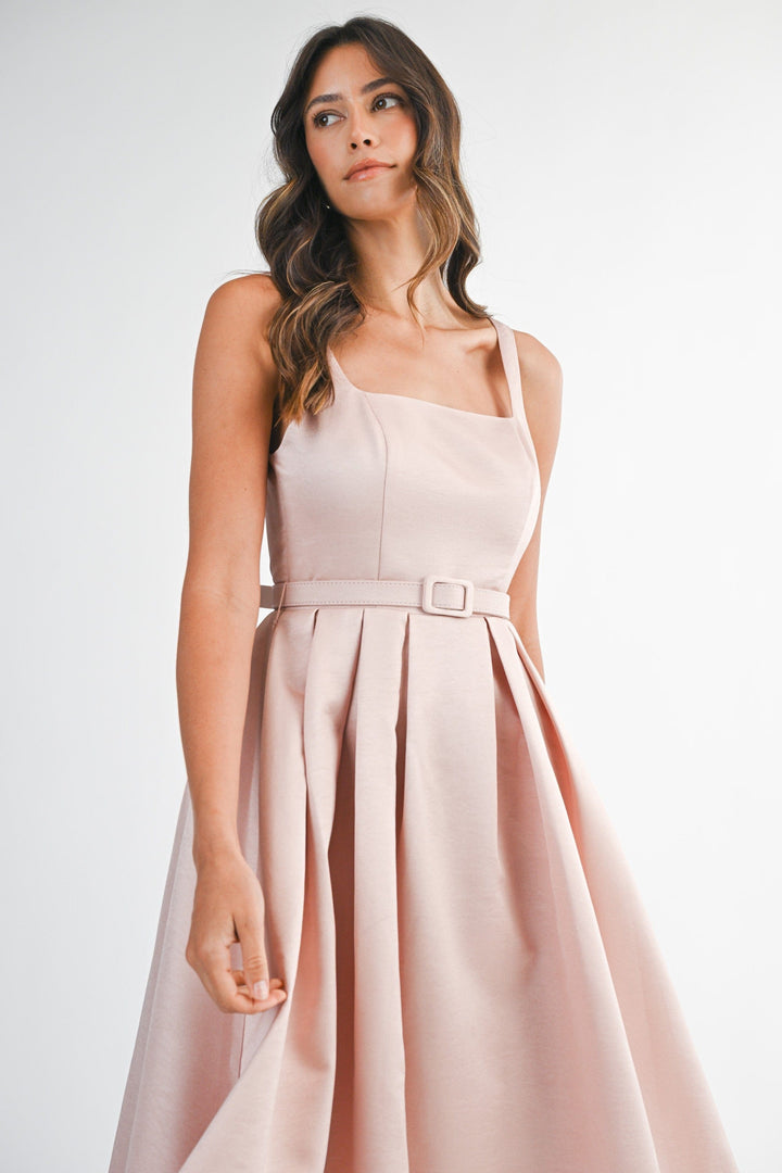 Mable Dress Jenna Belted Midi Dress