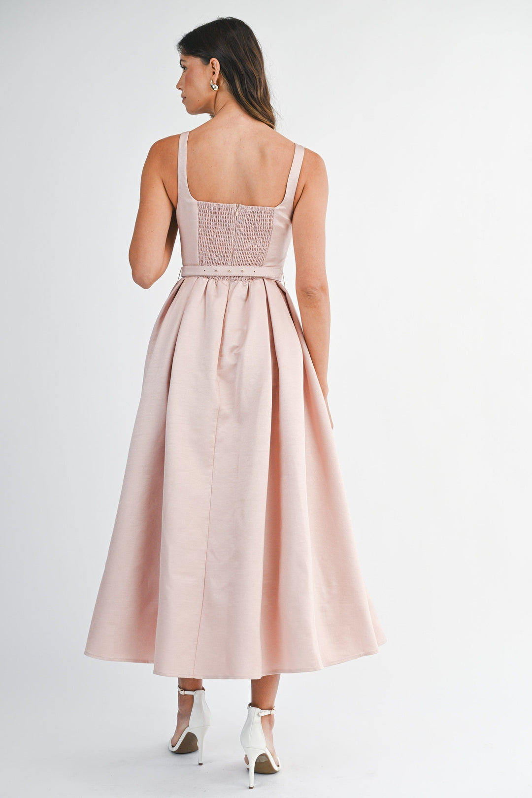 Mable Dress Jenna Belted Midi Dress