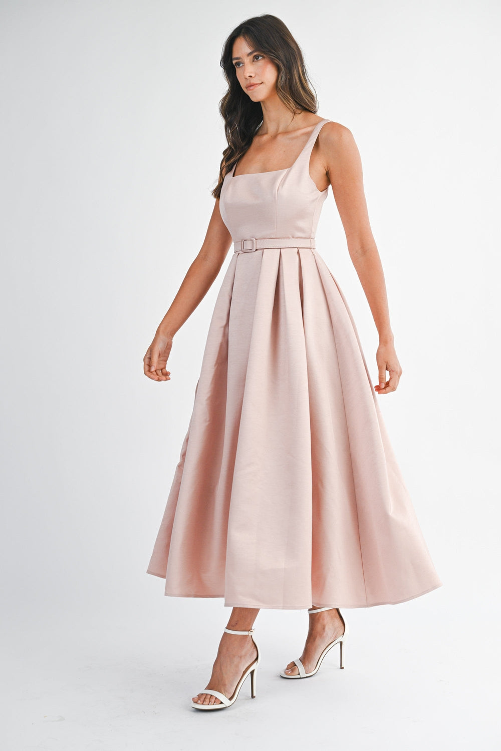Mable Dress Jenna Belted Midi Dress