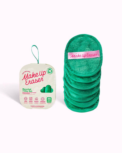 MakeUp Eraser Cloth Green 7-Day Set | 100% Recycled
