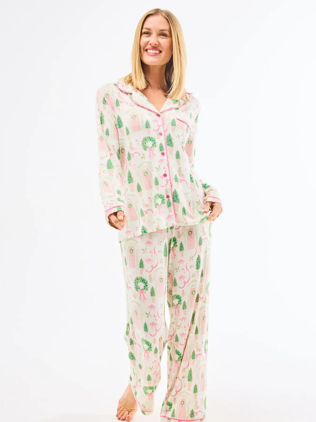 Mary Square Gift Set Charlotte Pajama Set