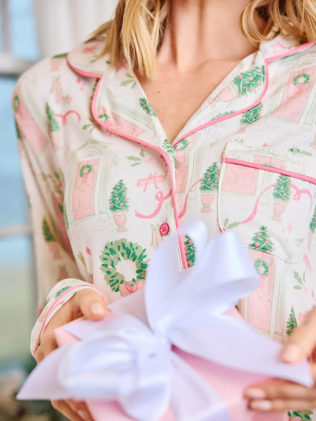 Mary Square Gift Set Charlotte Pajama Set