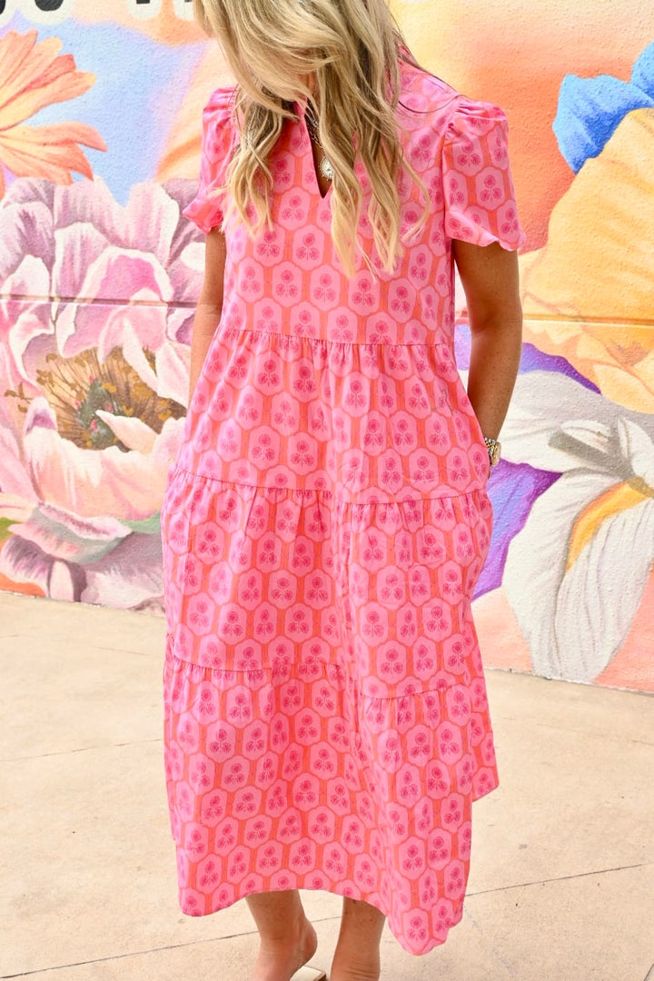 Mary Square Ivy Maxi Dress featuring a flowing silhouette, floral pattern, and adjustable straps.