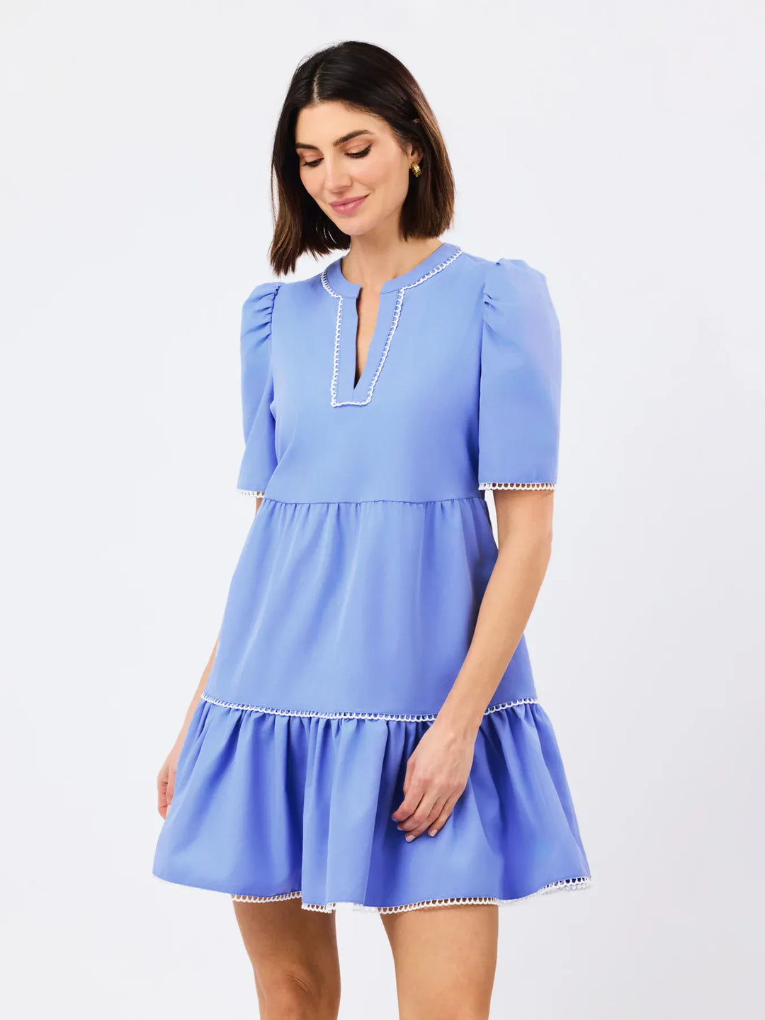Mary Square Adelyn Midi Dress, stylish floral midi dress shown in a bright, summery design with a flowy silhouette.