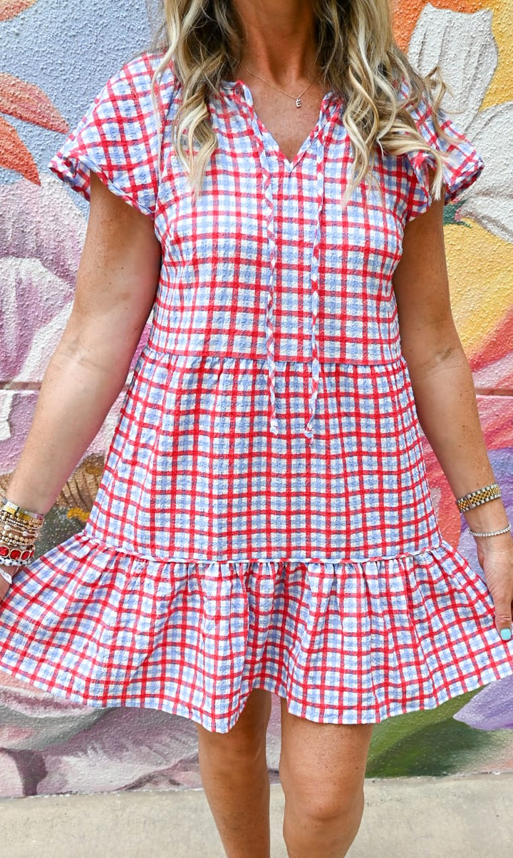 Mary Square Midi Dress Lillian Dress