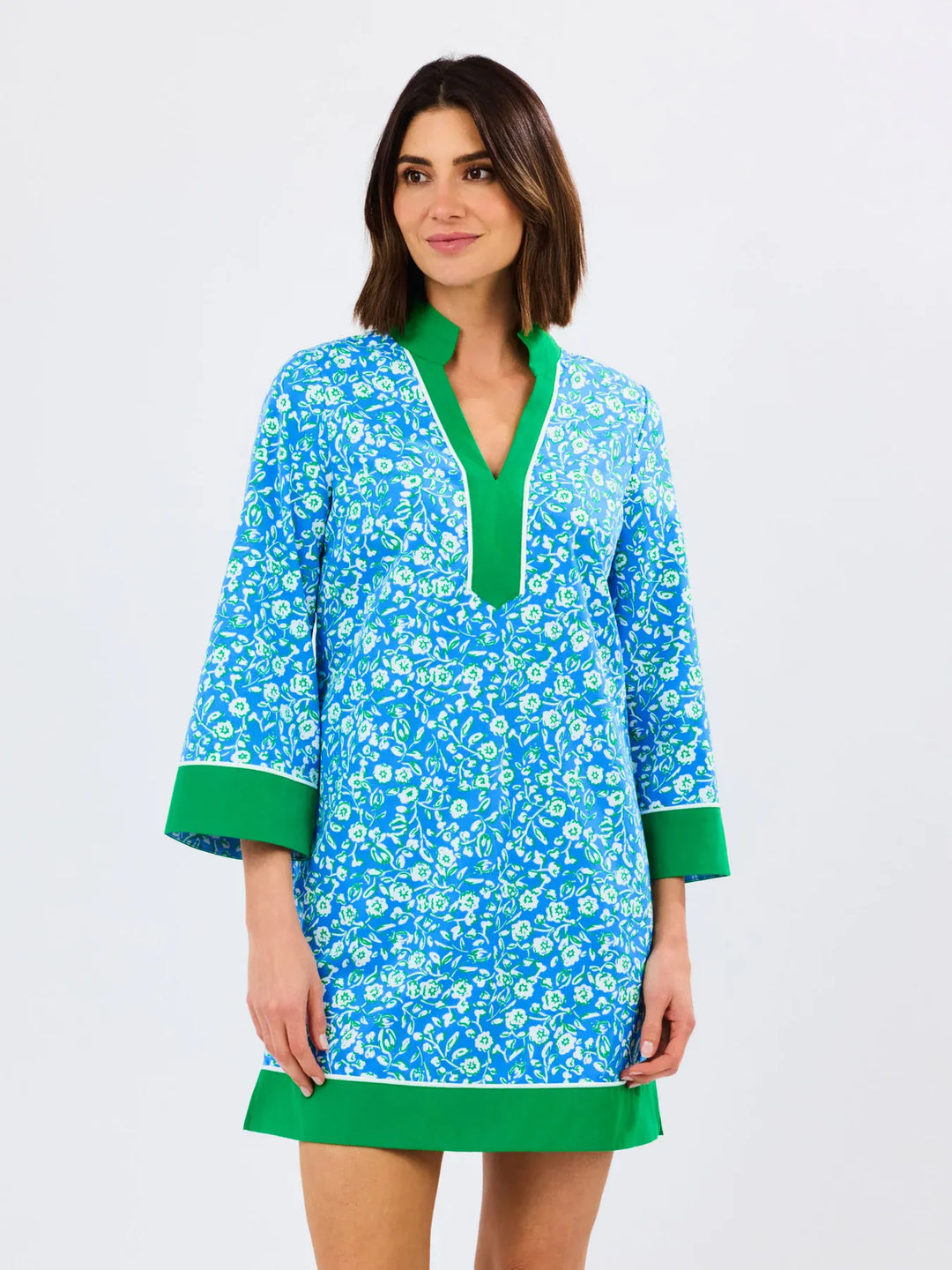 Mary Square Brenda Mini Dress, stylish sleeveless dress with a flowy silhouette and vibrant print, perfect for casual wear.