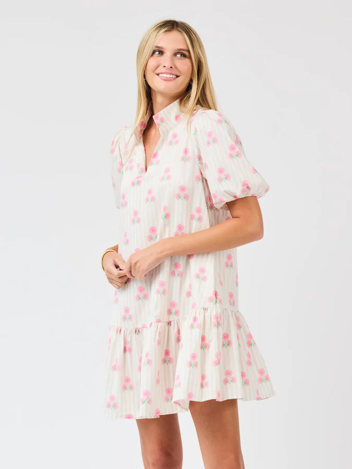 Mary Square Nancy Mini Dress, stylish sleeveless dress with a floral pattern, perfect for casual and summer wear.