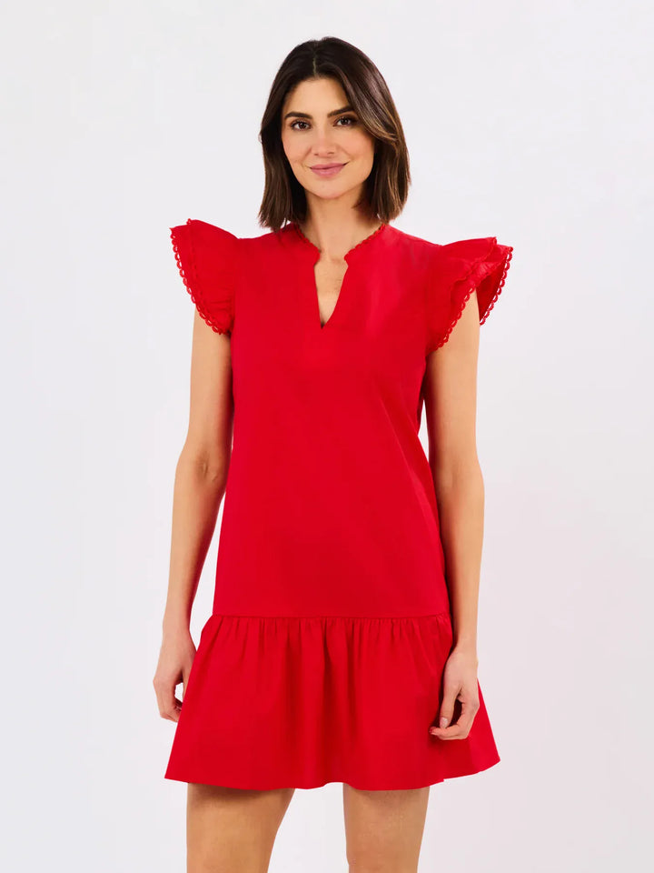 Mary Square Mini Dress Red / S Sierra Dress