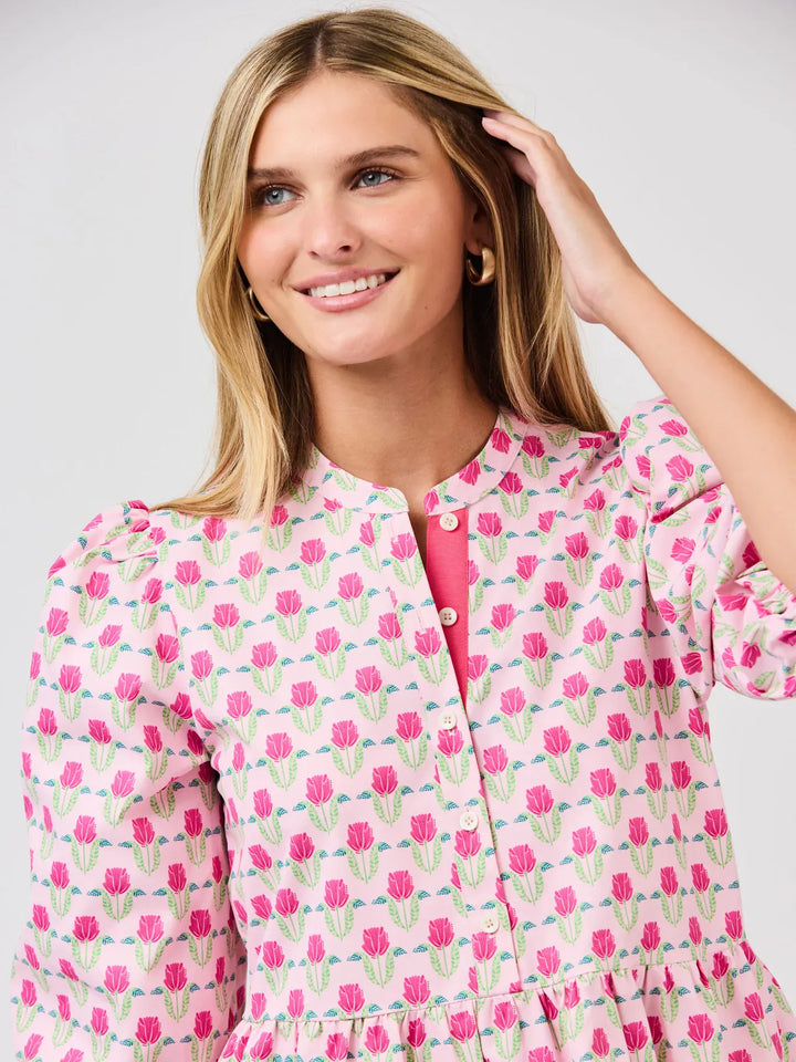 Mary Square Riley Mini Dress, stylish sleeveless mini dress with floral pattern, perfect for casual summer wear.