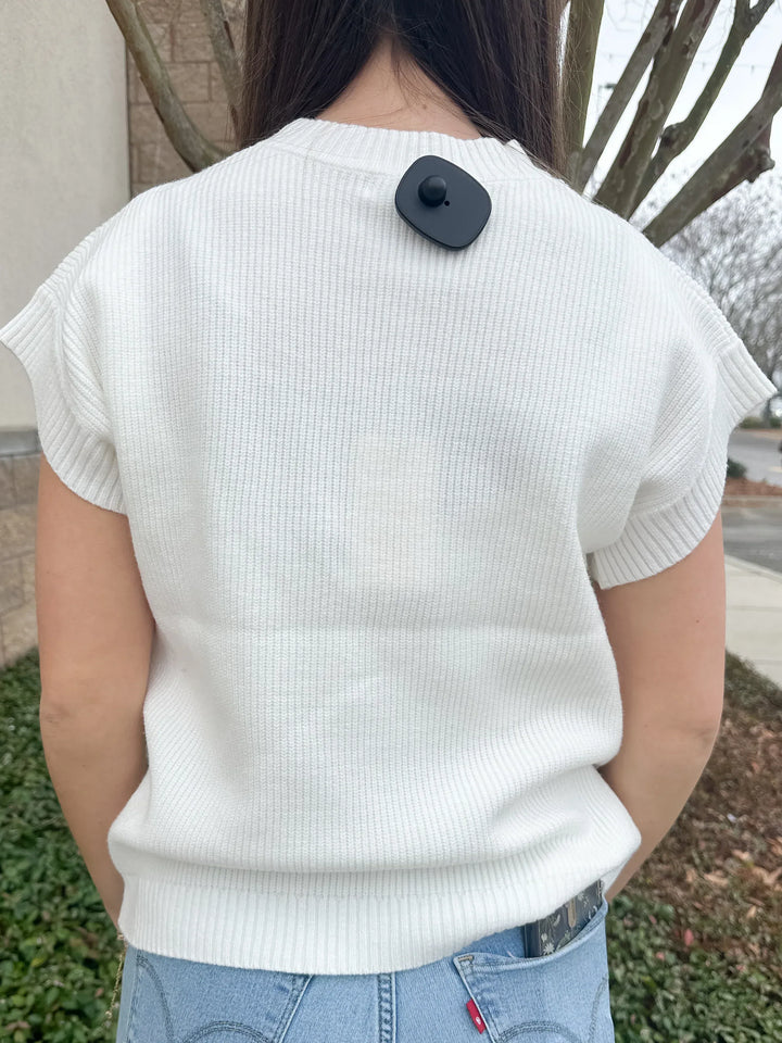 Mary Square Sweater Josie Mini Hearts Sweater