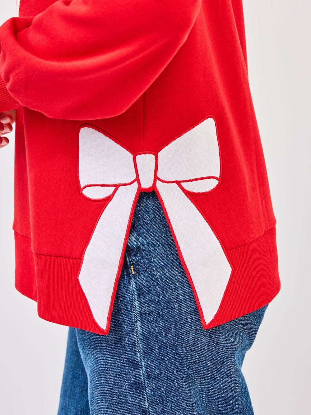 Mary Square Sweatshirt Lakelyn Sweatshirt - Merry Bow