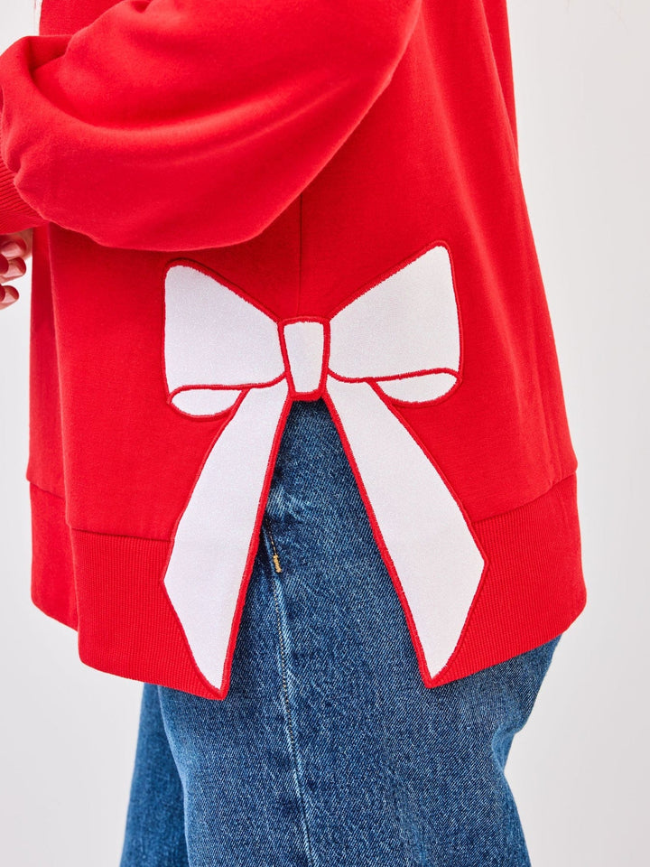 Mary Square Sweatshirt Lakelyn Sweatshirt - Merry Bow