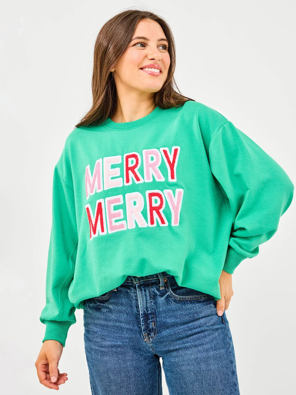 Mary Square Sweatshirt Sarah Sweatshirt - Merry Merry
