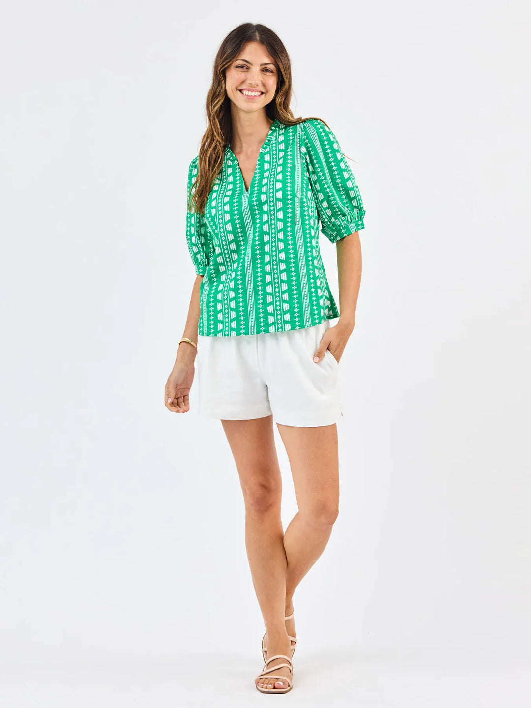 Mary Square Colette Top, stylish women&