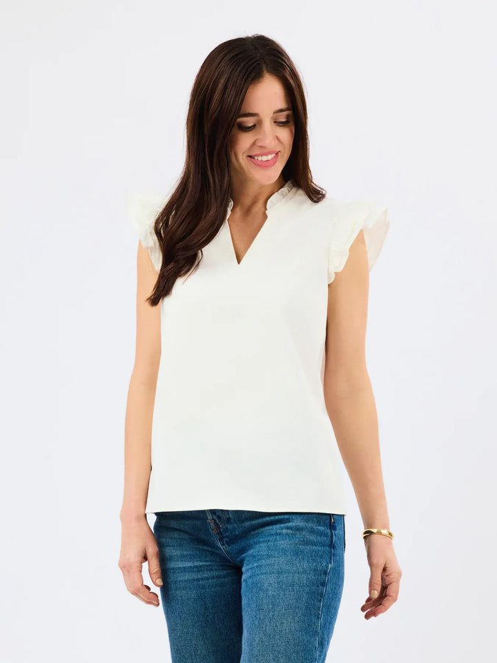 Mary Square Leigh Top, stylish women&
