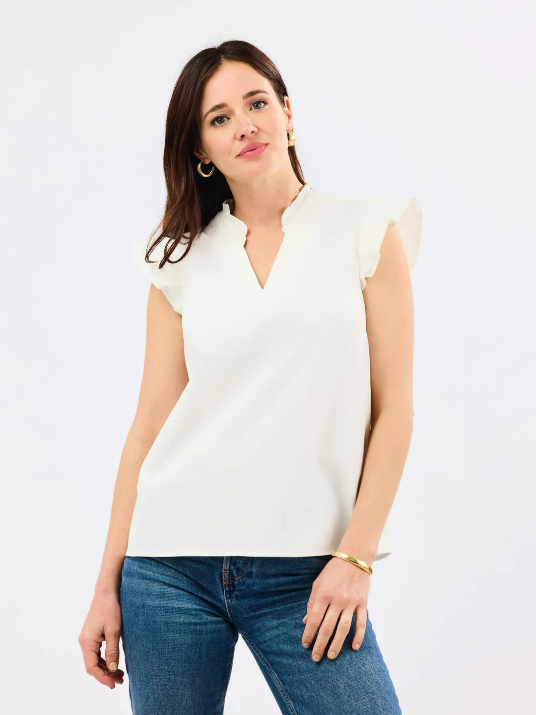 Mary Square Leigh Top, stylish women&
