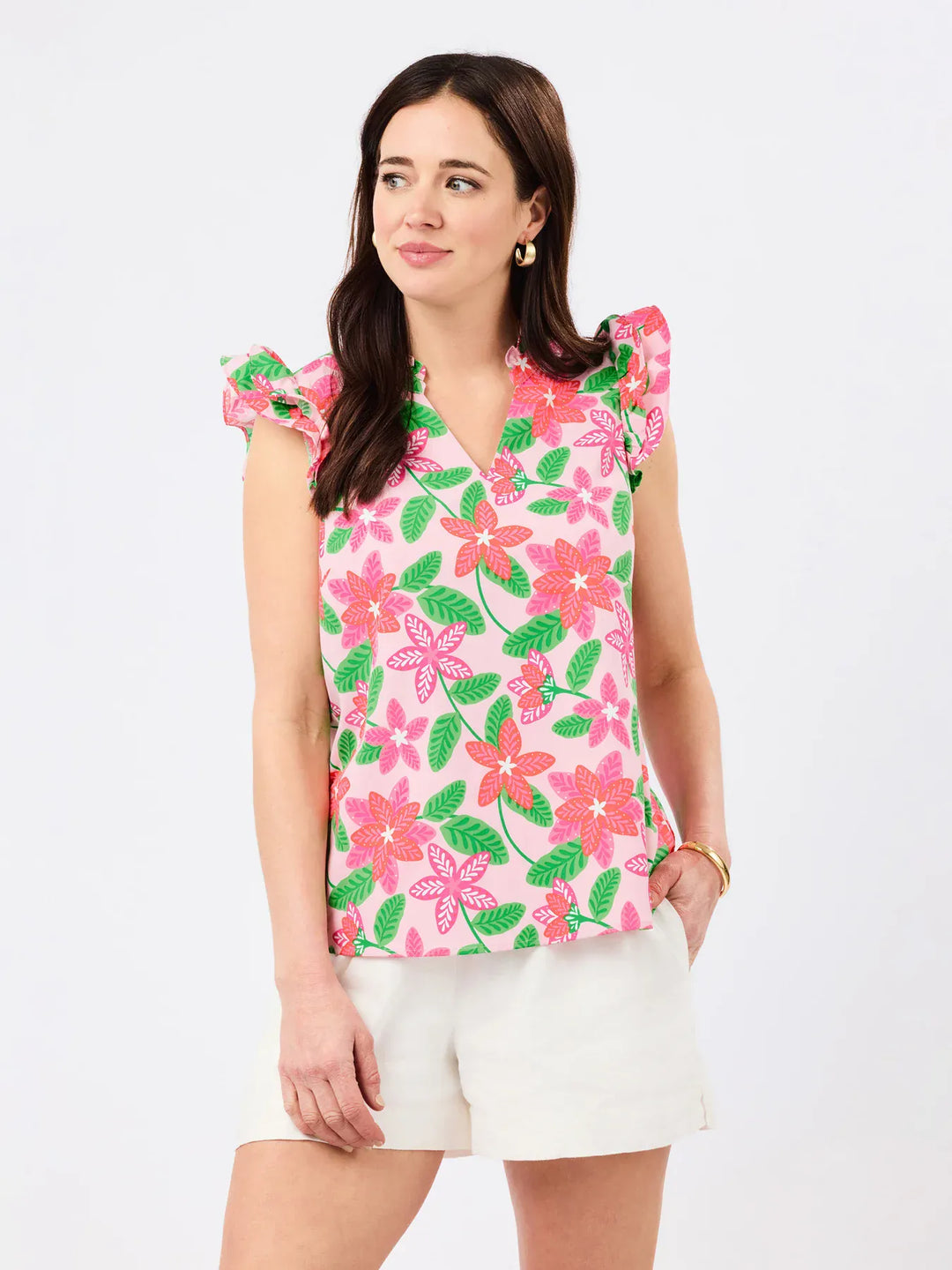 Mary Square Leigh Top, stylish women&