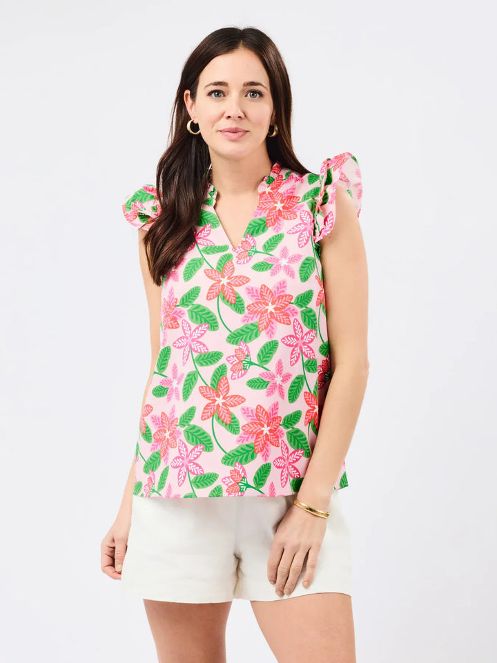 Mary Square Leigh Top featuring a stylish design, perfect for casual or dressy occasions, displayed on a neutral background.